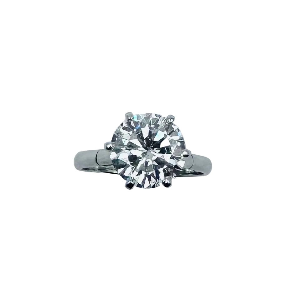Bague Solitaire en or blanc et diamant - Castafiore