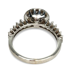 Bague Solitaire en or blanc et diamant - Castafiore
