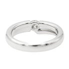 Bague Solitaire en or blanc et diamant - Castafiore