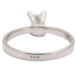 Bague Solitaire en or blanc et diamant - Castafiore