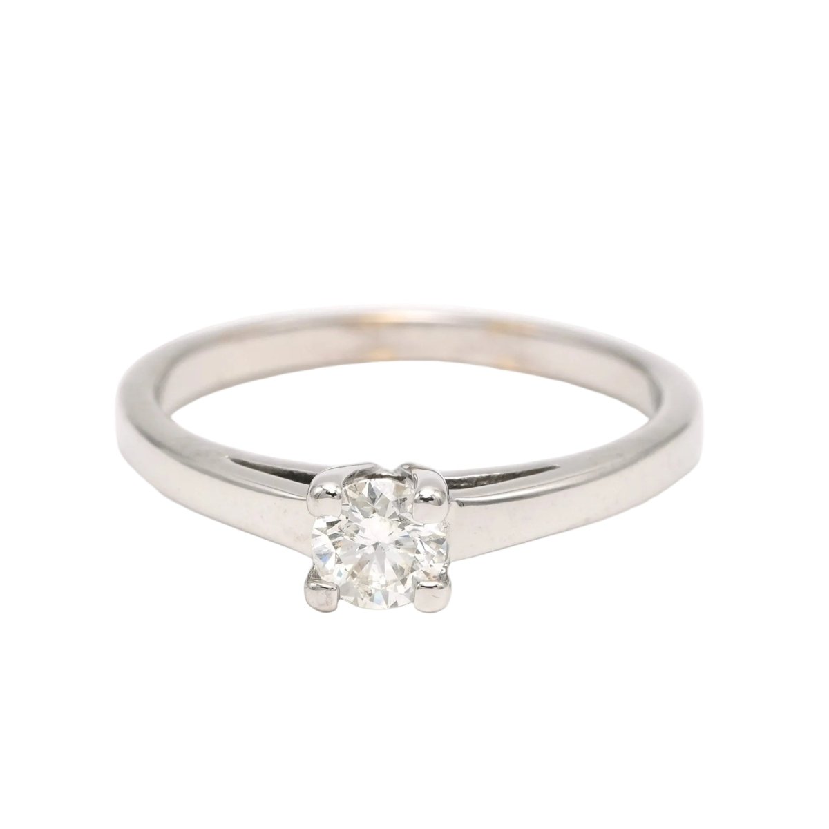 Bague Solitaire en or blanc et diamant - Castafiore