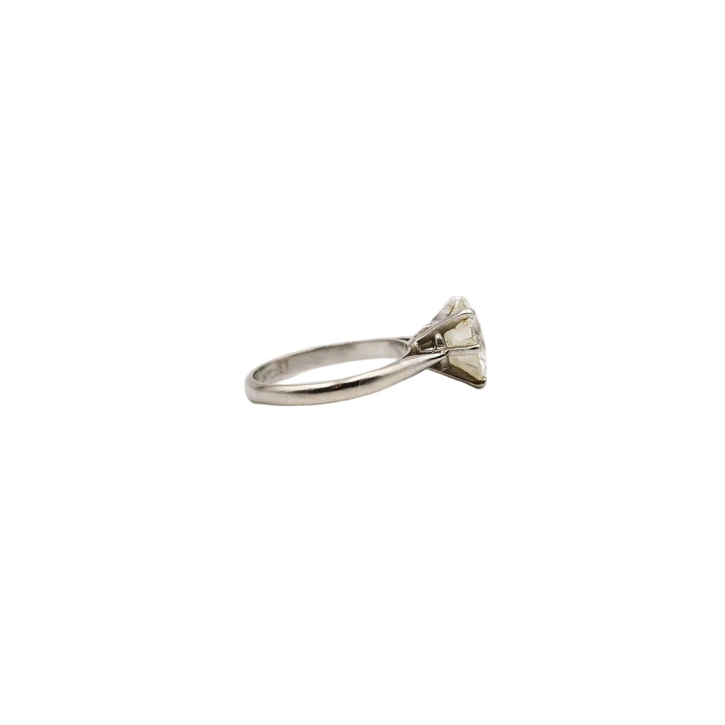 Bague Solitaire en or blanc et diamant - Castafiore