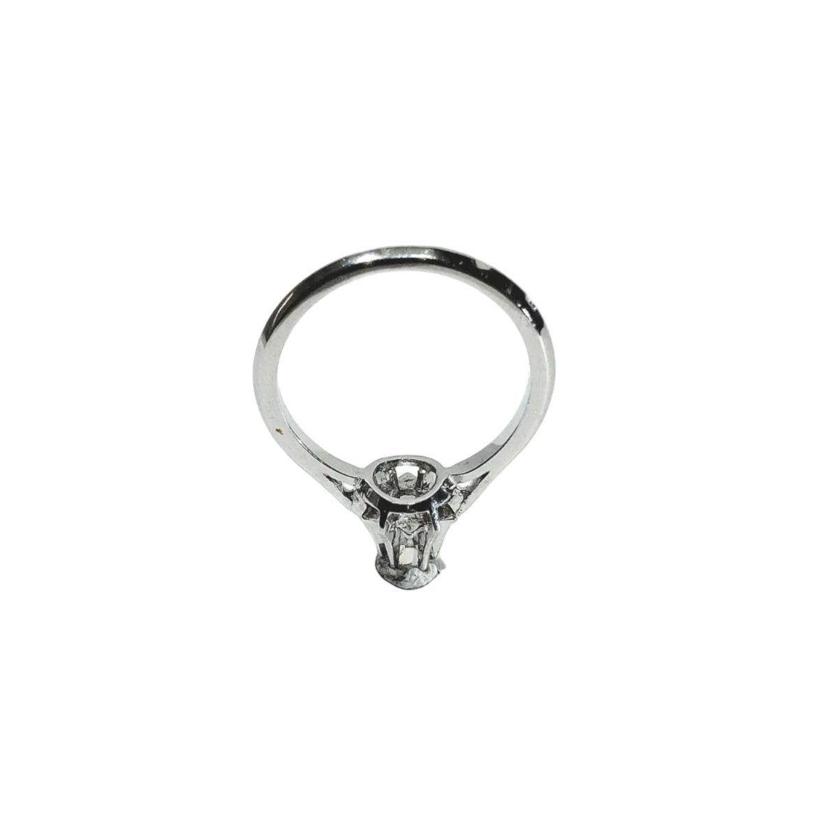 Bague Solitaire en or blanc et diamant - Castafiore