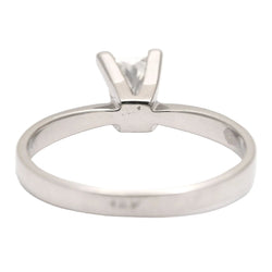 Bague Solitaire en or blanc et diamant - Castafiore