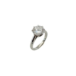 Bague Solitaire en or blanc et diamant - Castafiore
