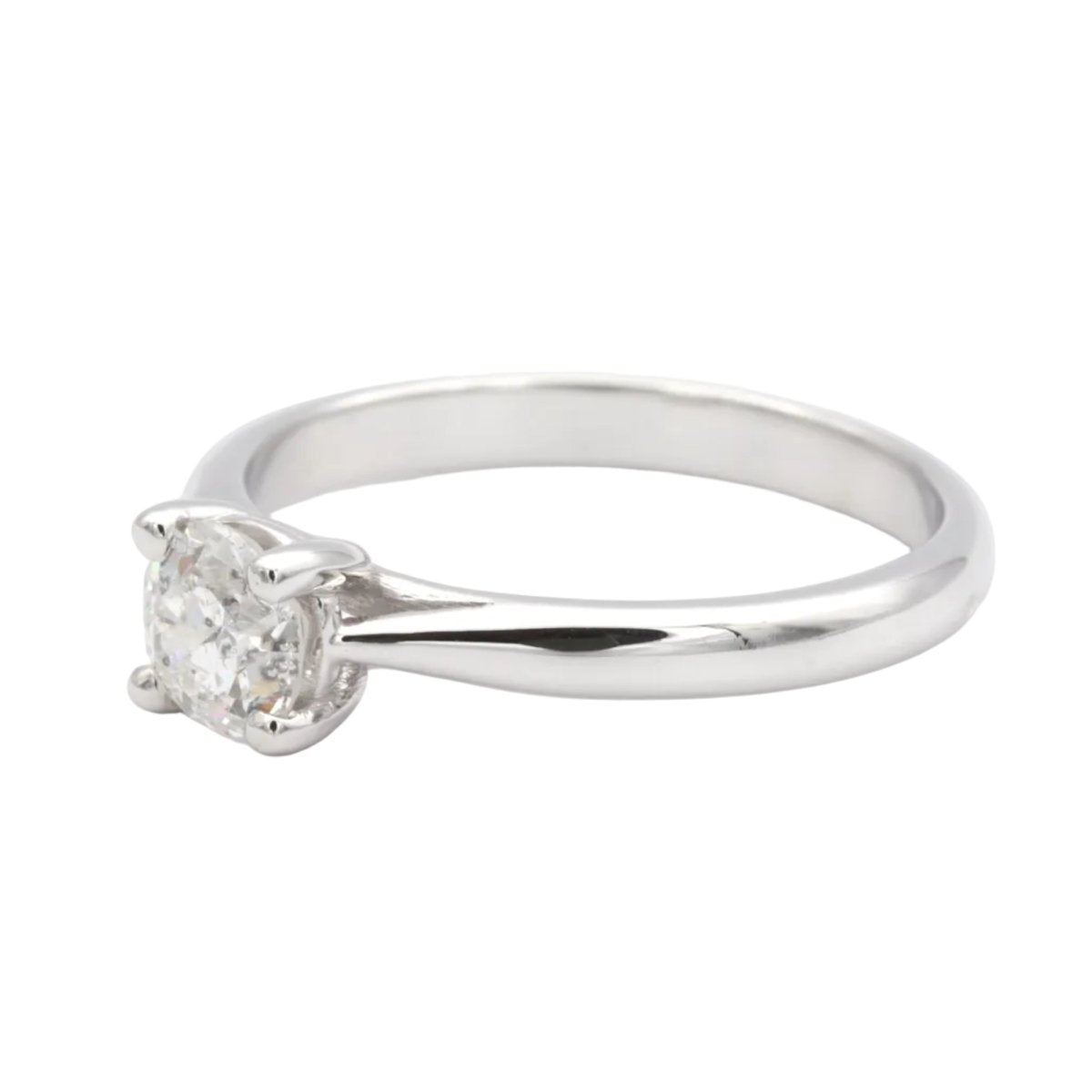 Bague Solitaire en or blanc et diamant - Castafiore