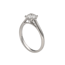 Bague Solitaire en or blanc et diamant - Castafiore