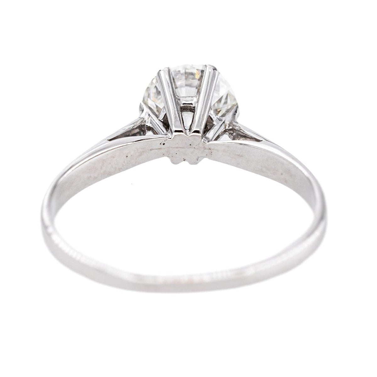 Bague Solitaire en or blanc et diamant - Castafiore