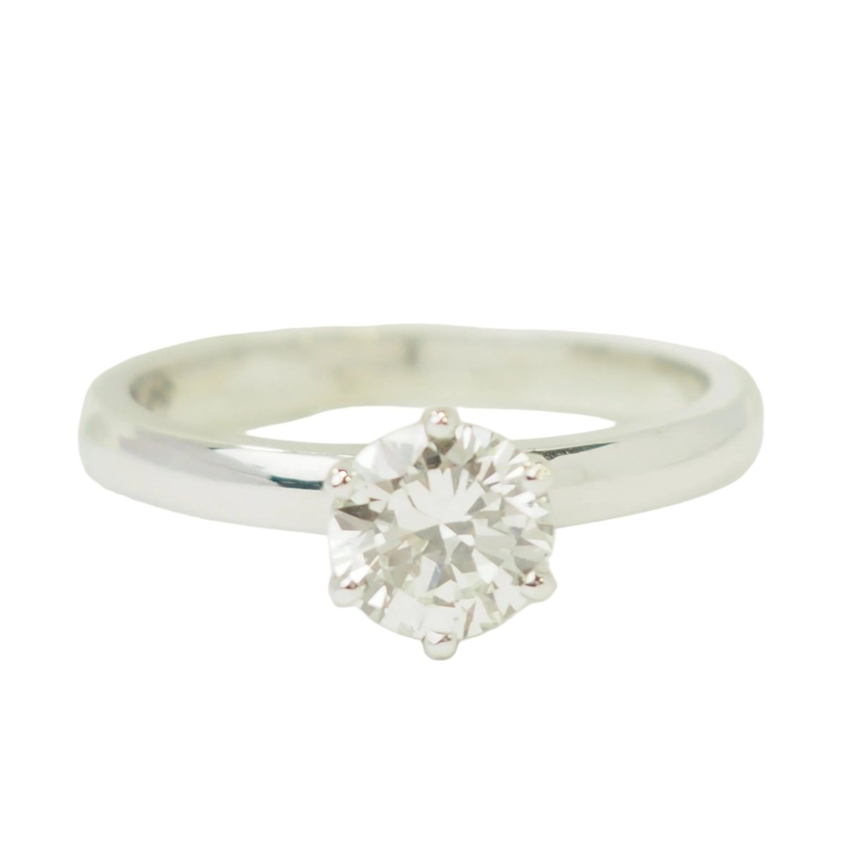 Bague Solitaire en or blanc et diamant - Castafiore