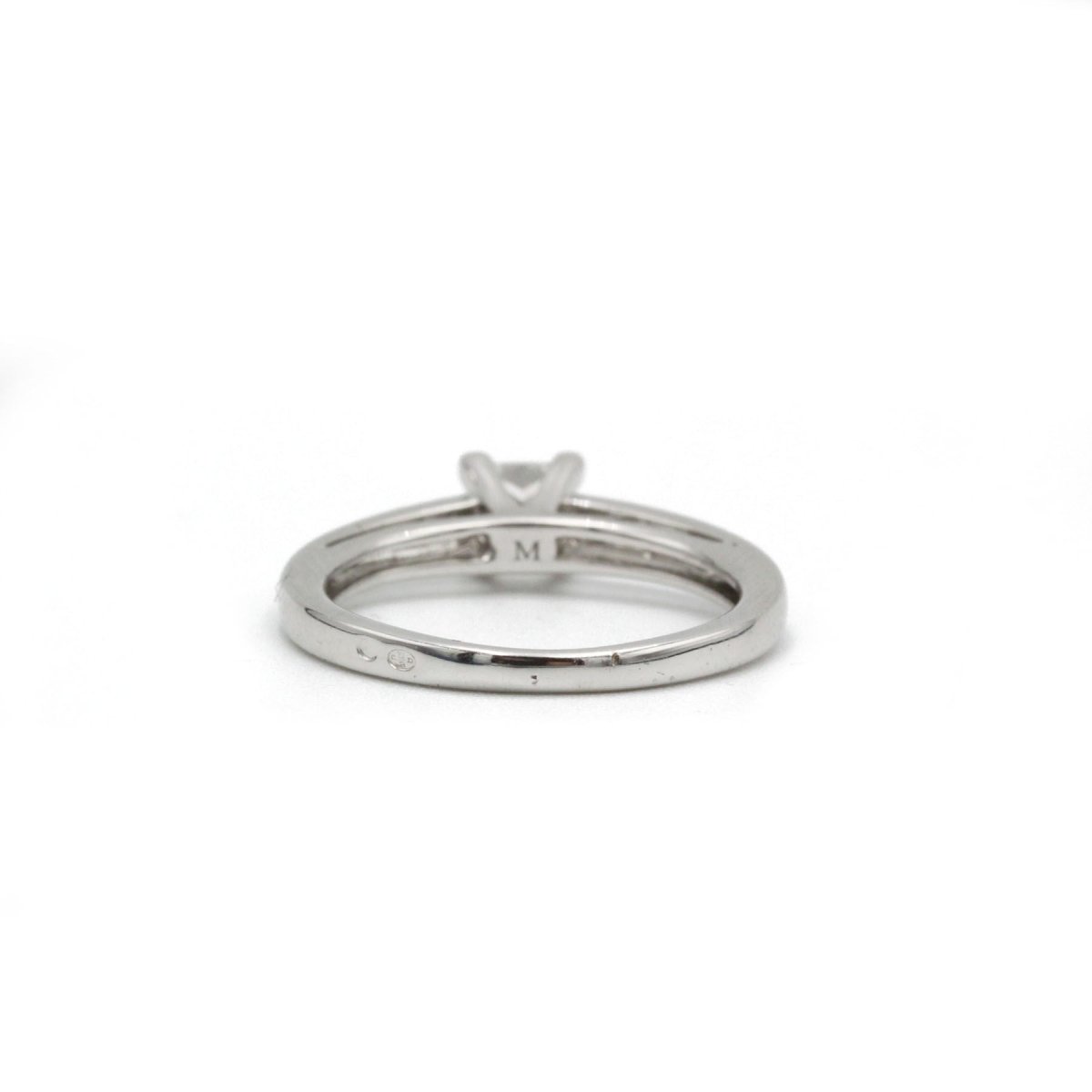 Bague Solitaire en or blanc et diamant - Castafiore
