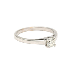 Bague Solitaire en or blanc et diamant - Castafiore