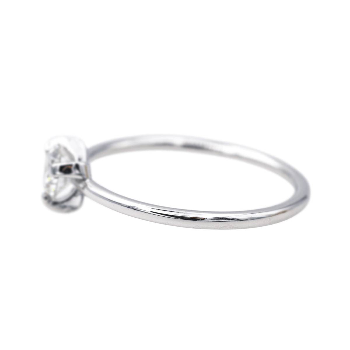 Bague Solitaire en or blanc et diamant - Castafiore
