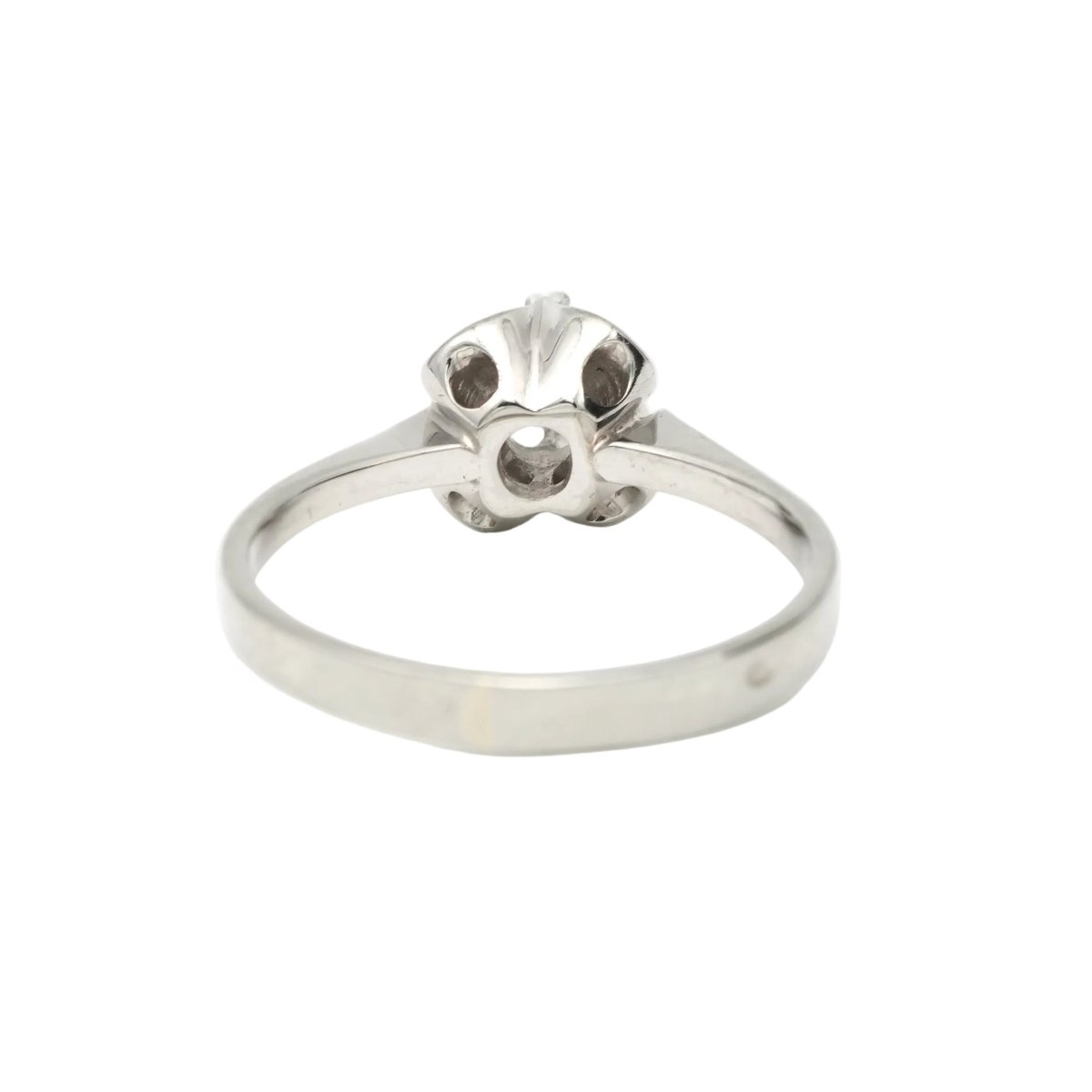 Bague Solitaire en or blanc et diamant - Castafiore