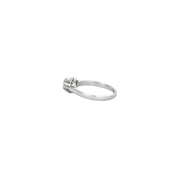Bague Solitaire en or blanc et diamant - Castafiore