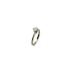 Bague Solitaire en or blanc et diamant - Castafiore