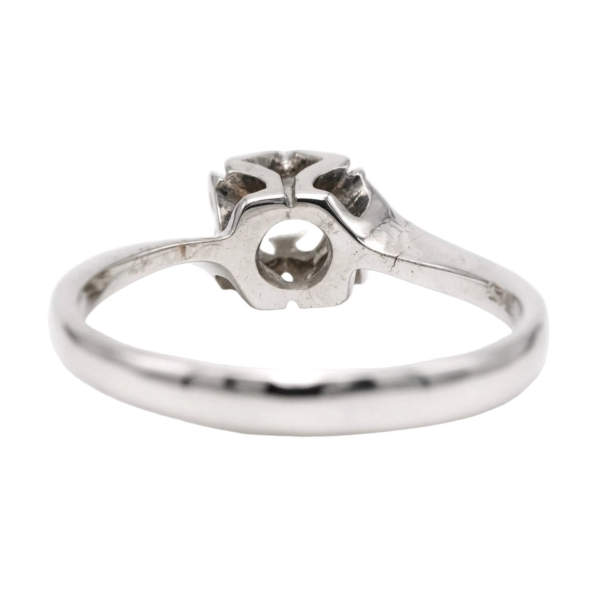 Bague Solitaire en or blanc et diamant - Castafiore