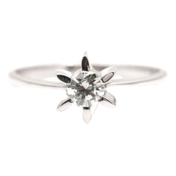 Bague Solitaire en or blanc et diamant - Castafiore