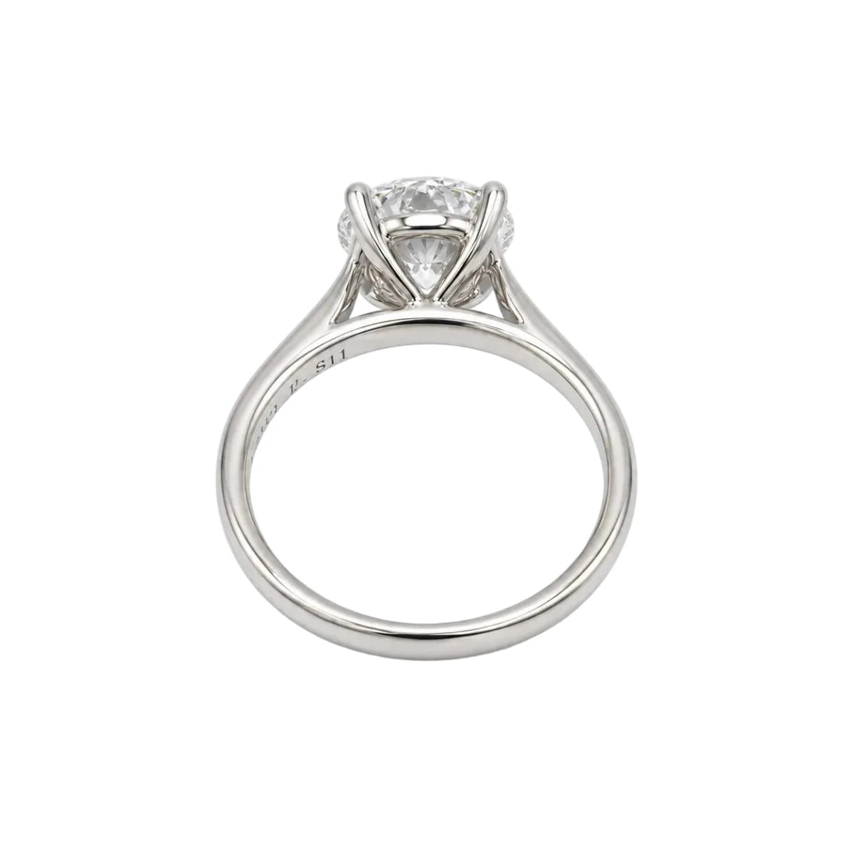 Bague Solitaire en or blanc et diamant - Castafiore