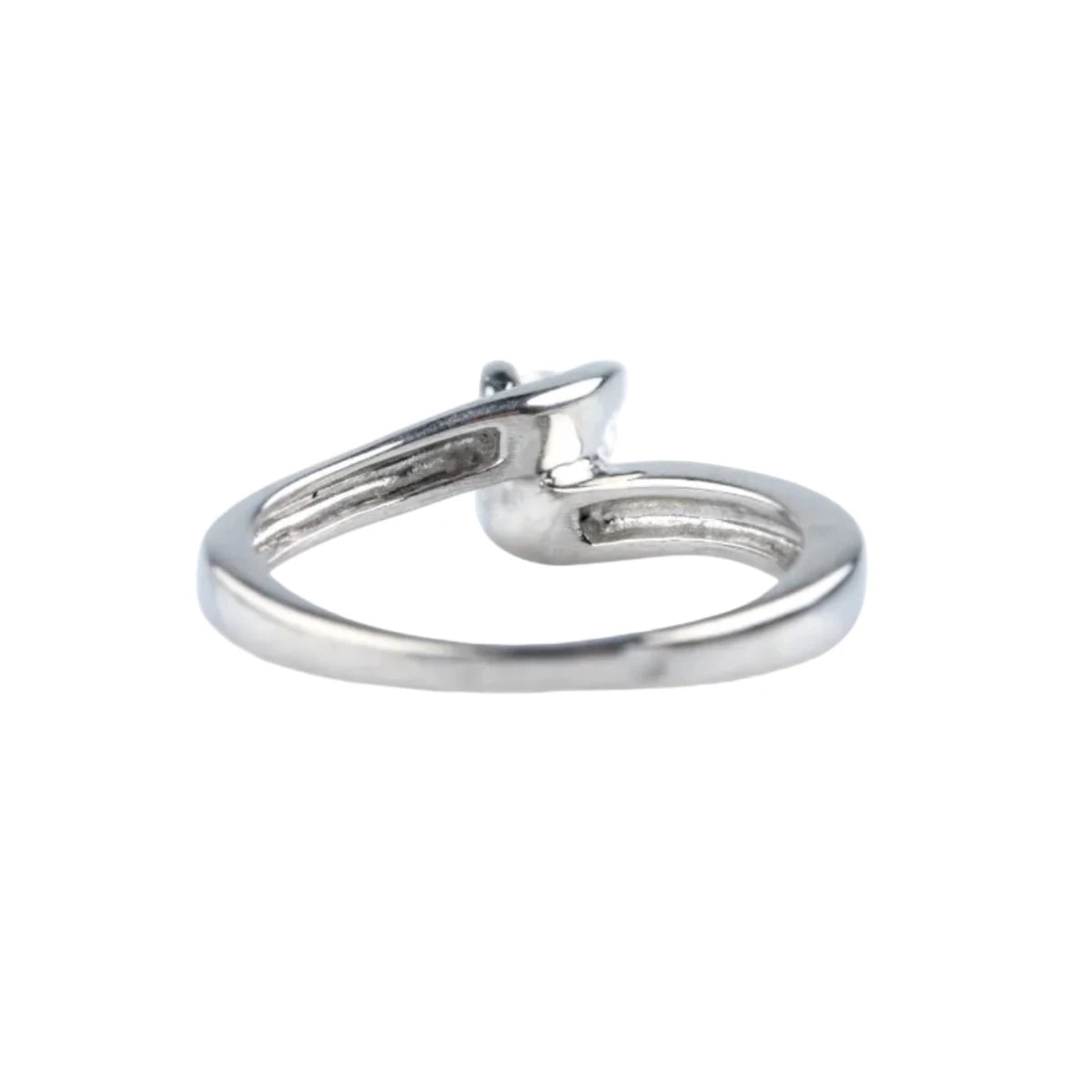 Bague Solitaire en or blanc et diamant - Castafiore