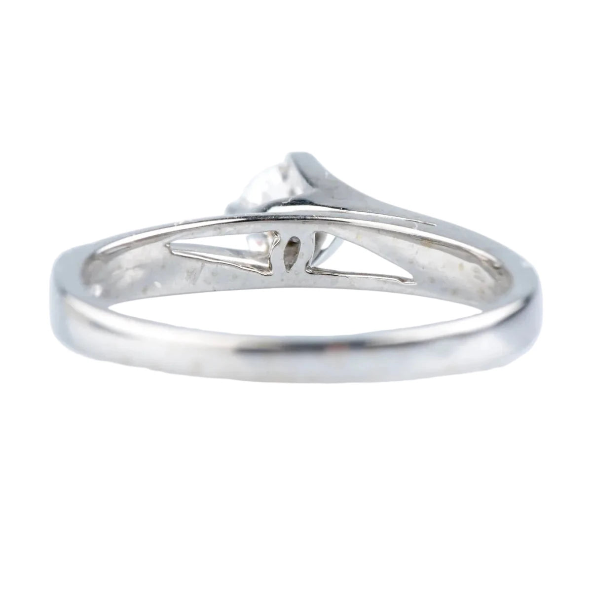 Bague Solitaire en or blanc et diamant - Castafiore