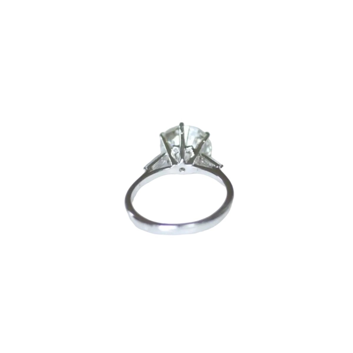 Bague Solitaire en or blanc et diamant - Castafiore