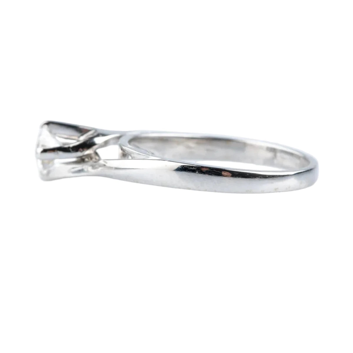 Bague Solitaire en or blanc et diamant - Castafiore