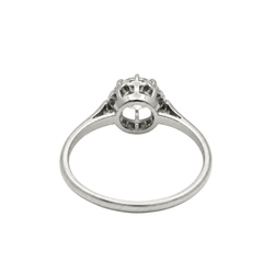 Bague Solitaire en or blanc et diamant - Castafiore