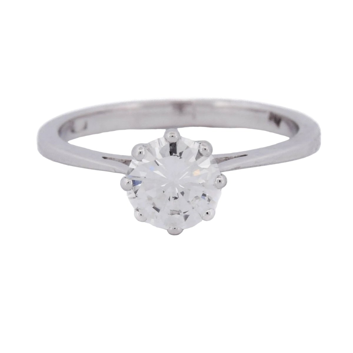 Bague Solitaire en or blanc et diamant - Castafiore