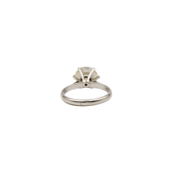 Bague Solitaire en or blanc et diamant - Castafiore