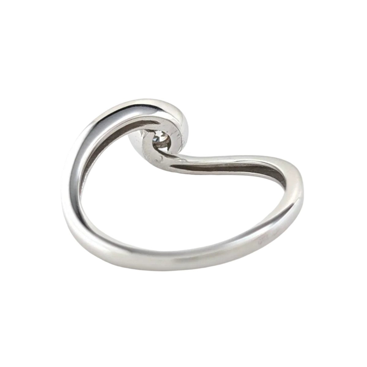 Bague Solitaire en or blanc et diamant - Castafiore