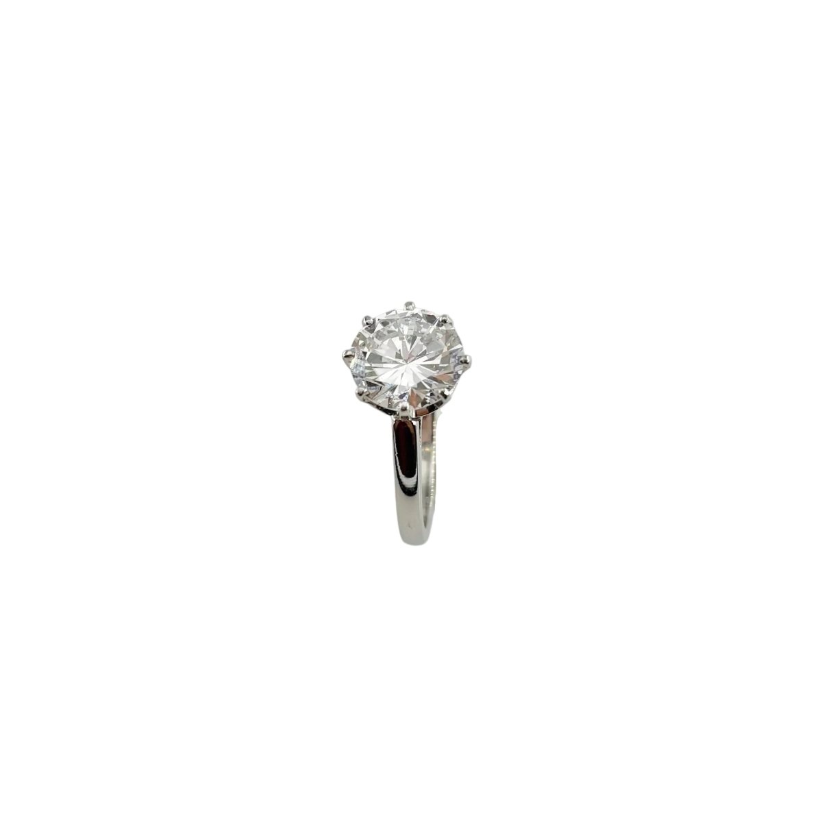 Bague Solitaire en or blanc et diamant - Castafiore