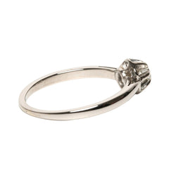 Bague Solitaire en or blanc et diamant - Castafiore