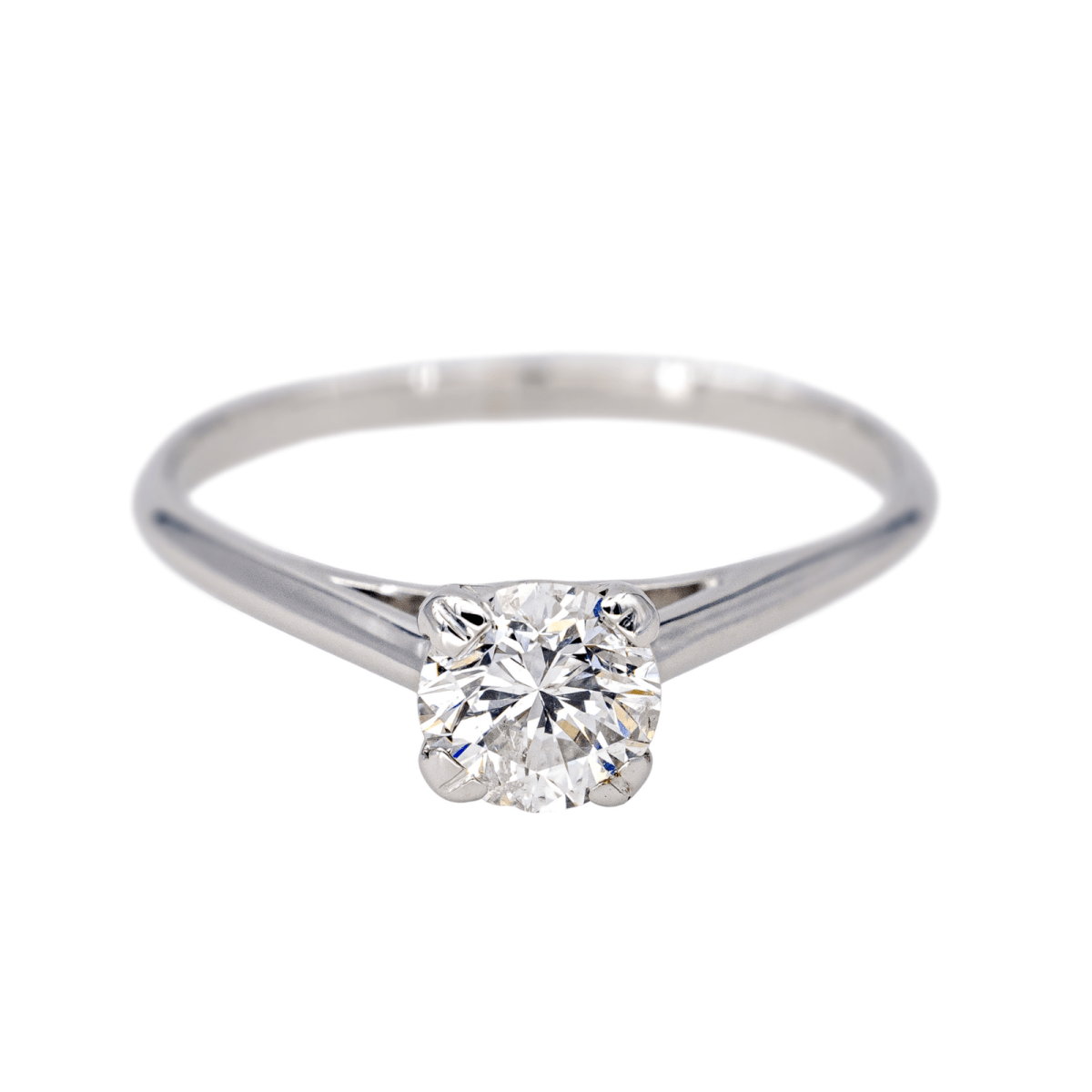 Bague Solitaire en or blanc et diamant - Castafiore
