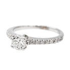 Bague Solitaire en Or blanc et Diamant - Castafiore