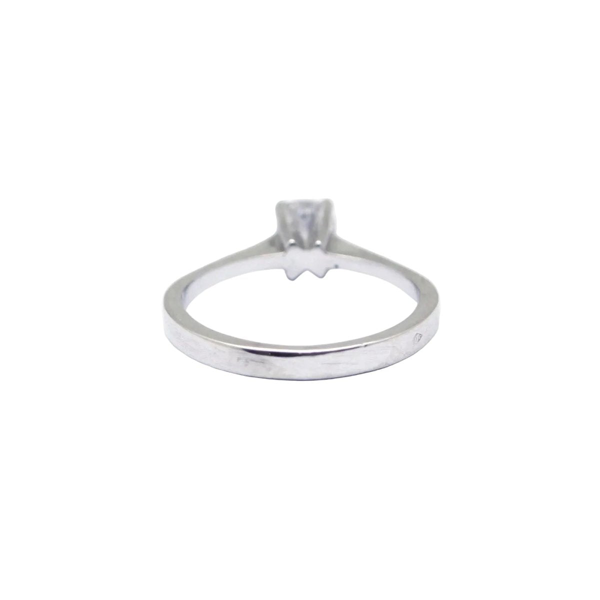 Bague Solitaire en or blanc et diamant - Castafiore