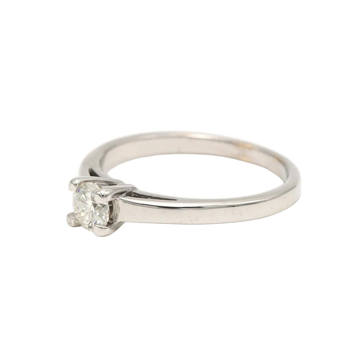 Bague Solitaire en or blanc et diamant - Castafiore