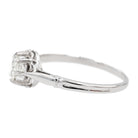 Bague Solitaire en or blanc et diamant - Castafiore