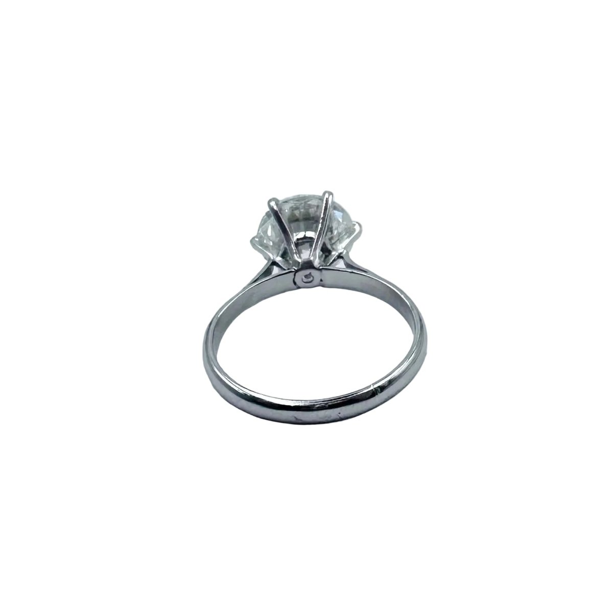 Bague Solitaire en or blanc et diamant - Castafiore