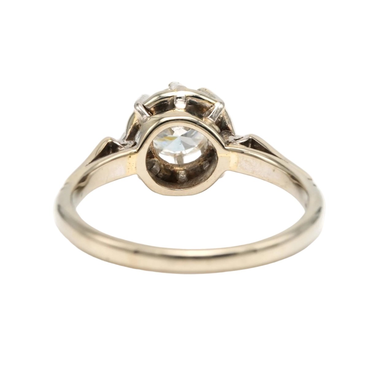 Bague Solitaire en or blanc et diamant - Castafiore