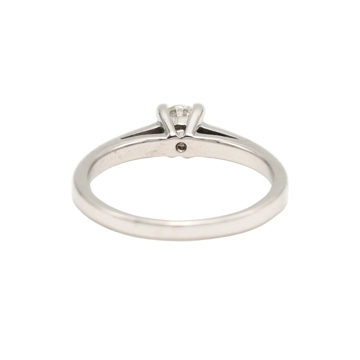 Bague Solitaire en or blanc et diamant - Castafiore