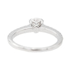 Bague Solitaire en Or blanc et Diamant - Castafiore