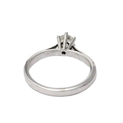 Bague Solitaire en or blanc et diamant - Castafiore