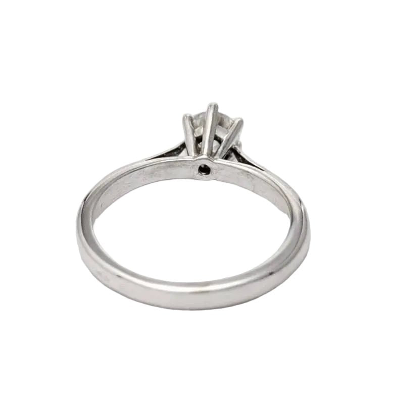 Bague Solitaire en or blanc et diamant - Castafiore