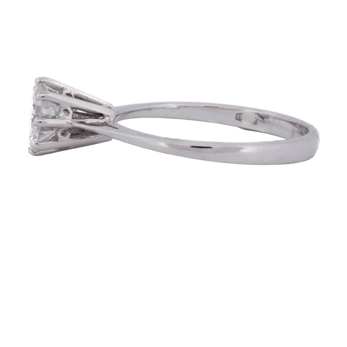 Bague Solitaire en or blanc et diamant - Castafiore