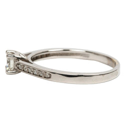 Bague Solitaire en or blanc et diamant - Castafiore