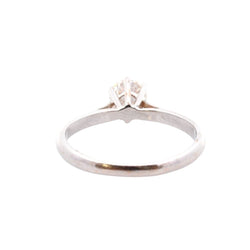 Bague Solitaire en or blanc et diamant - Castafiore