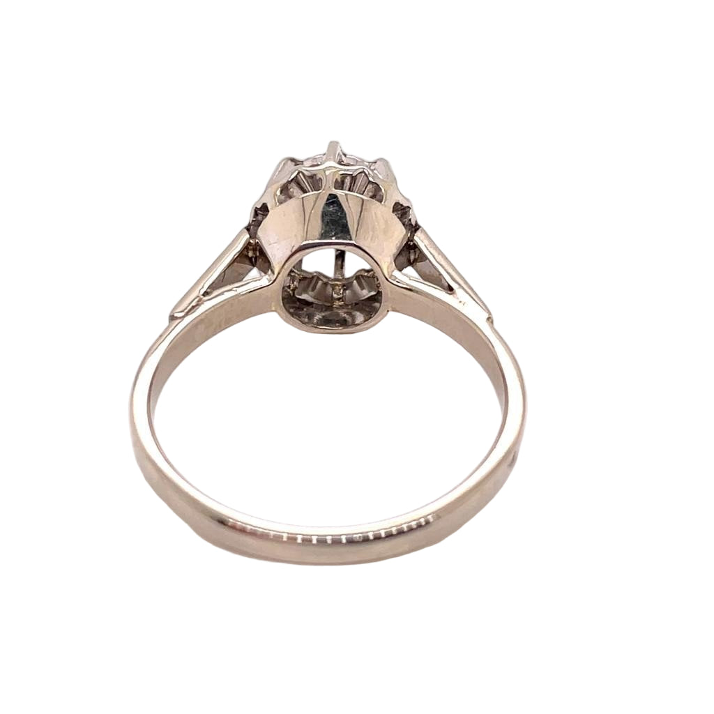 Bague Solitaire en or blanc et diamant - Castafiore