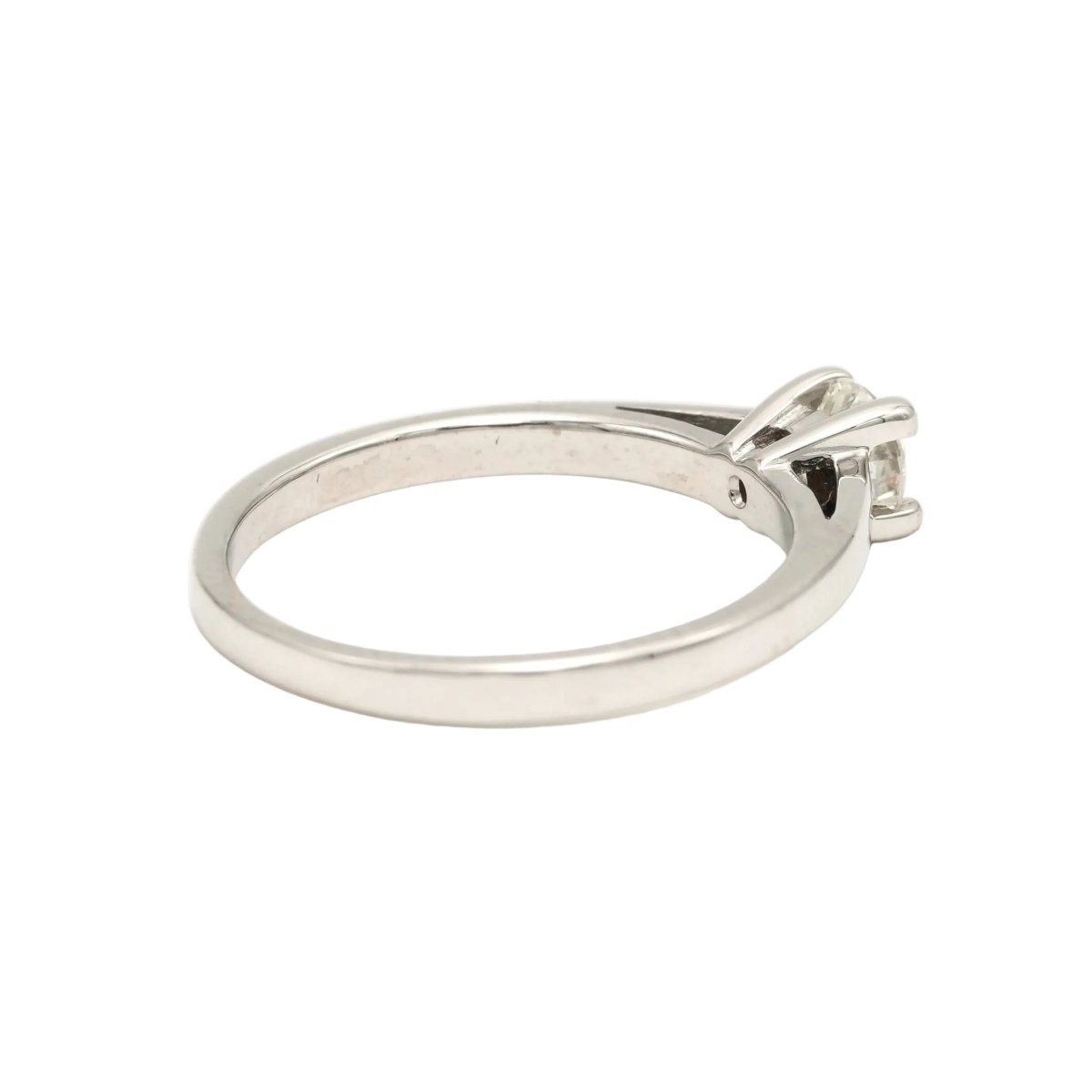 Bague Solitaire en or blanc et diamant - Castafiore