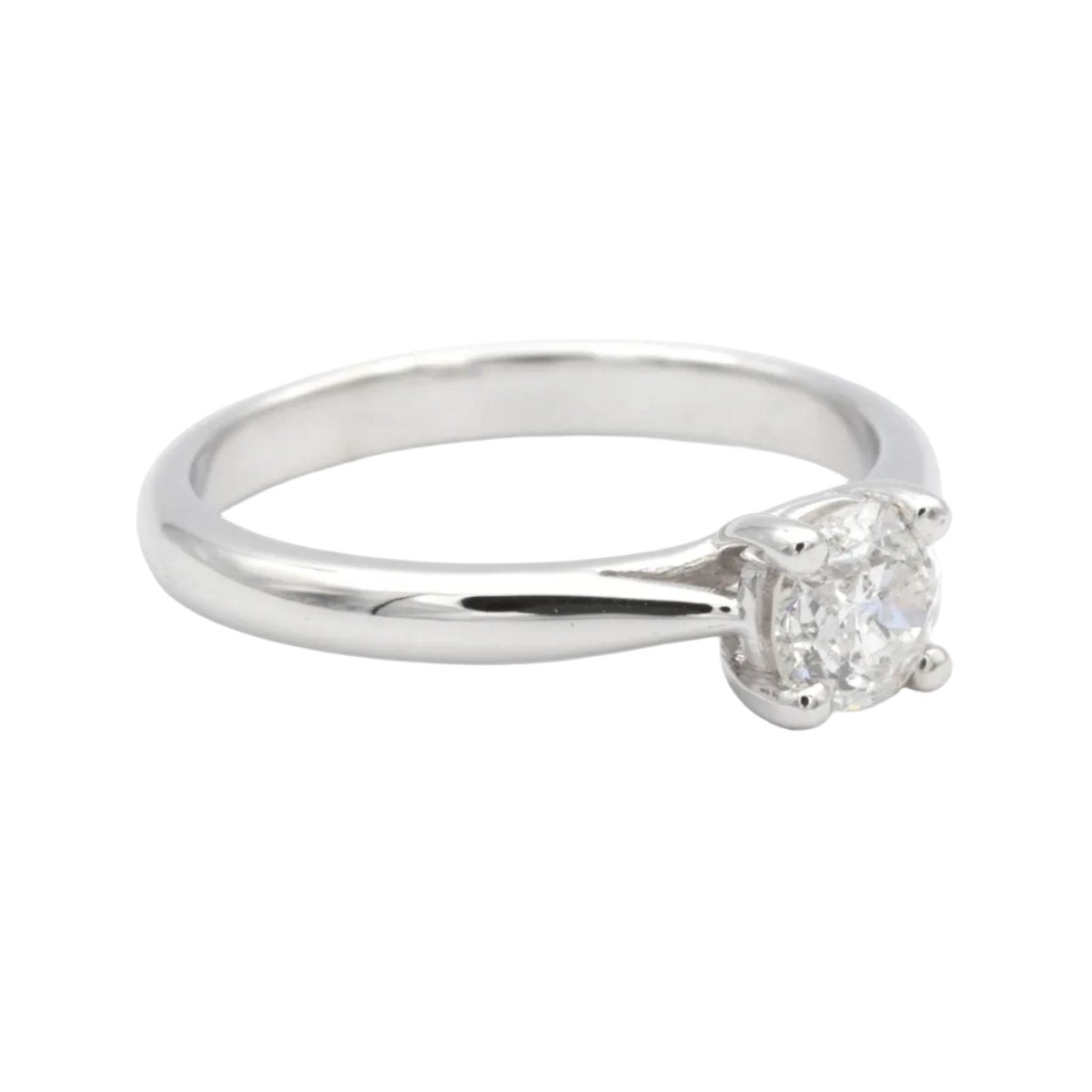 Bague Solitaire en or blanc et diamant - Castafiore