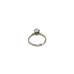 Bague Solitaire en or blanc et diamant - Castafiore
